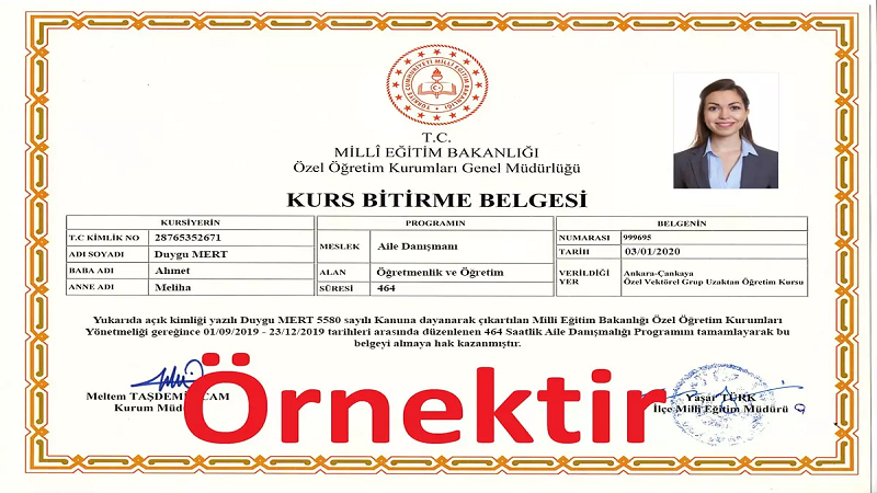 Mesleki Sertifika ve Belgeler